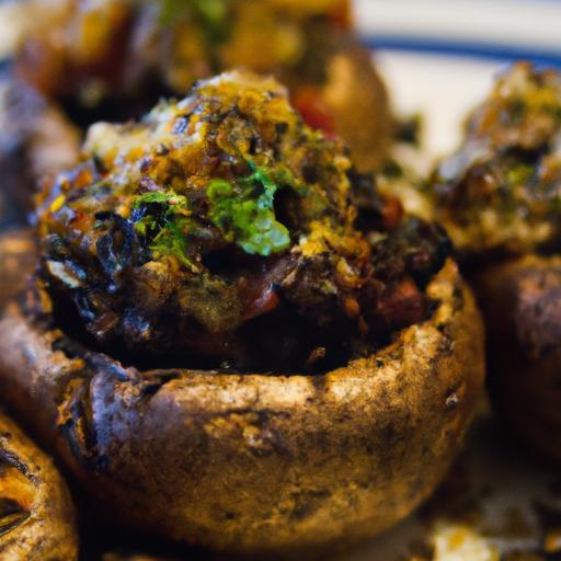 Hearty Stuffed Portobello Mushrooms: A Flavorful Delight