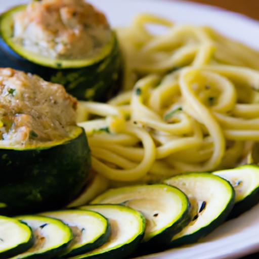 Wholesome Turkey Meatballs Served Over Zesty Zucchini Noodles