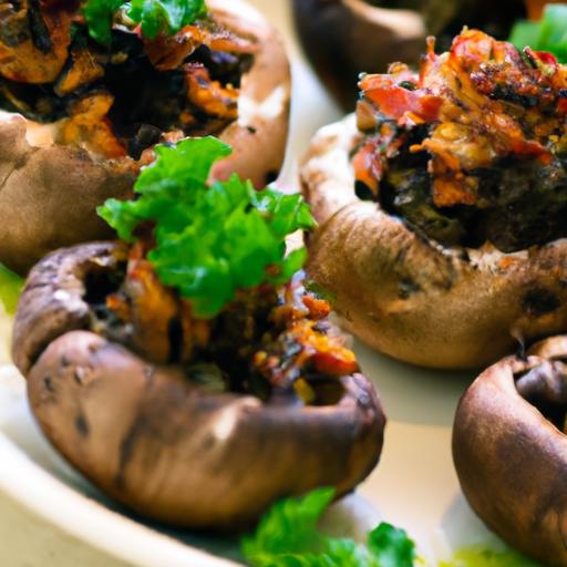 Hearty Stuffed Portobello Mushrooms: A Flavorful Delight