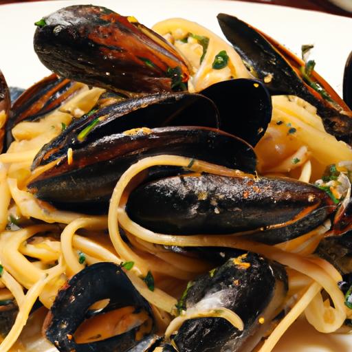 Savor Spaghetti with Mussels and Garlic: A Coastal Delight