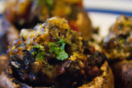 Hearty Stuffed Portobello Mushrooms: A Flavorful Delight