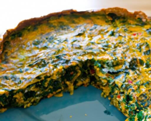Wholesome Vegan Spinach Frittata: A Plant-Powered Delight