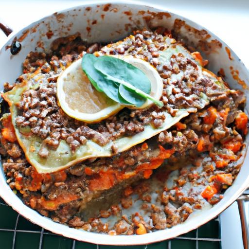 Hearty Gluten-Free Lasagna with Protein-Packed Lentils