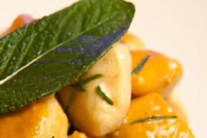 Golden Sweet Potato Gnocchi with Fragrant Sage Sauce