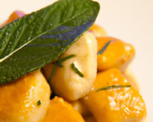 Golden Sweet Potato Gnocchi with Fragrant Sage Sauce