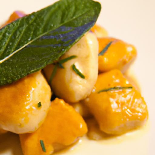 Golden Sweet Potato Gnocchi with Fragrant Sage Sauce