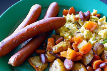 Hearty Vegan Breakfast Skillet with Savory Sausage Twist