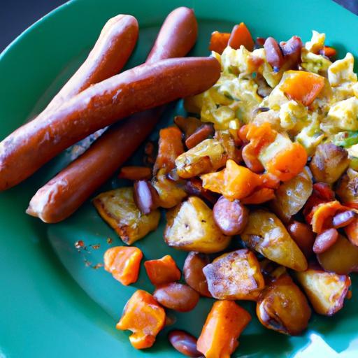 Hearty Vegan Breakfast Skillet with Savory Sausage Twist