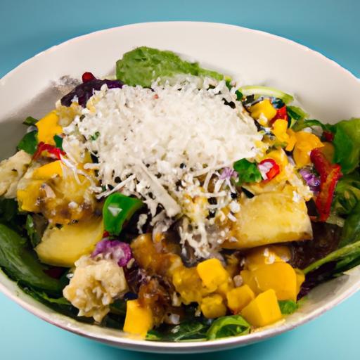 Tropical Twist: Coconut Curry Veggie Bowl with Jasmine Rice