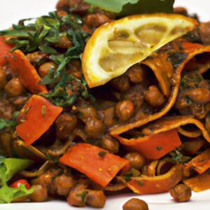 Hearty Lentil Ragu Over Pappardelle