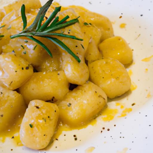 Golden Sweet Potato Gnocchi with Fragrant Sage Sauce