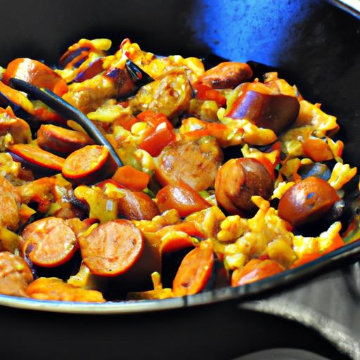Hearty Vegan Breakfast ⁤Skillet with Savory Sausage Twist