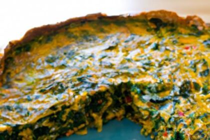 Wholesome Vegan Spinach Frittata: A Plant-Powered Delight