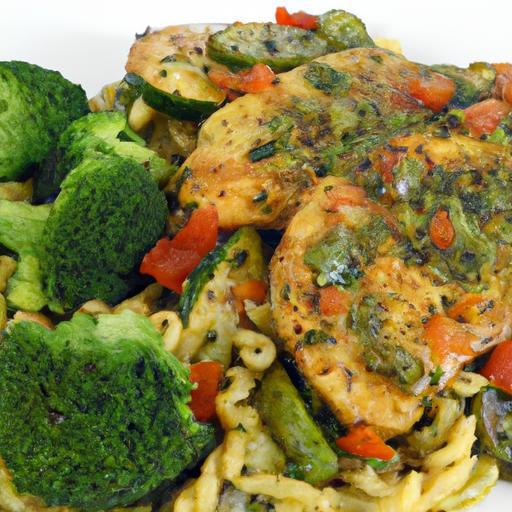 Savor the Flavor: Easy Pesto Chicken & Veggie Skillet Guide