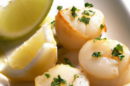 Zesty Lemon Butter Scallops: A Succulent Seafood Delight