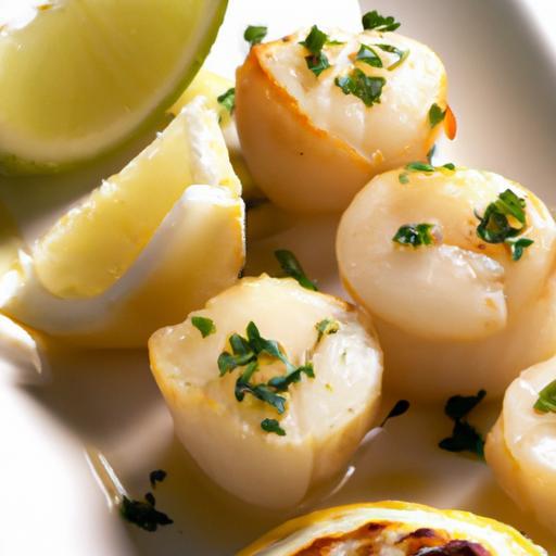 Zesty Lemon Butter Scallops: A Succulent Seafood Delight