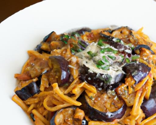 Savor Sicily: Authentic Pasta with Roasted Eggplant Bliss