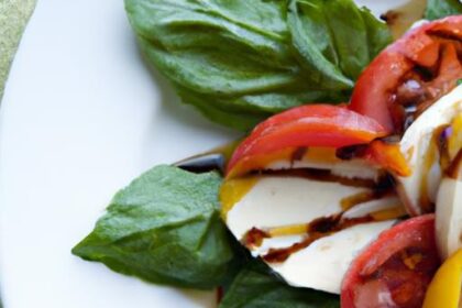 Fresh Twist: Caprese Salad with Sweet Balsamic Glaze