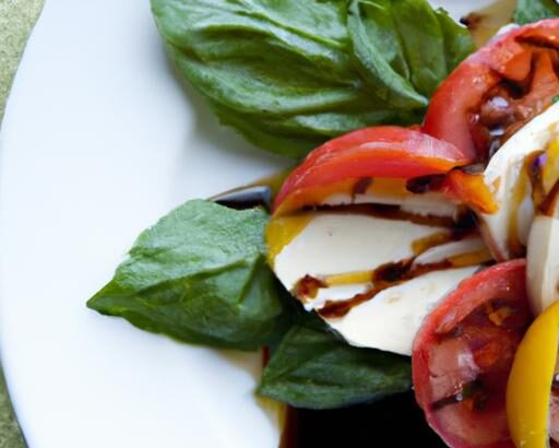 Fresh Twist: Caprese Salad with Sweet Balsamic Glaze