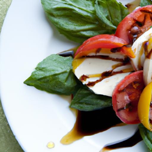 Fresh Twist: Caprese Salad with Sweet Balsamic Glaze