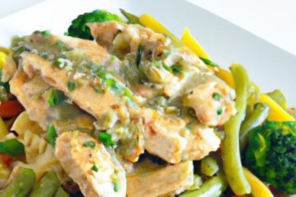 Savor the Flavor: Pesto Chicken & Veggie Skillet Delight