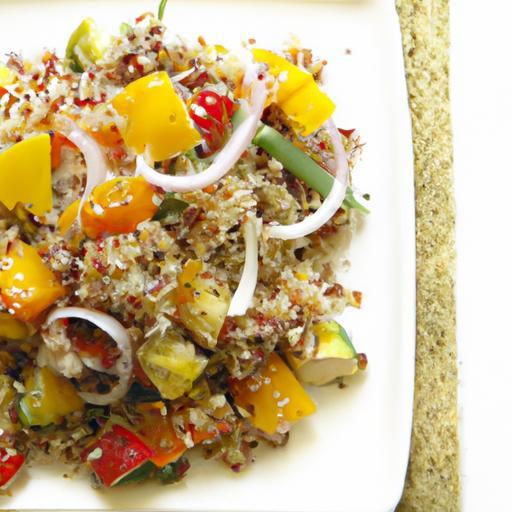 Nourish Your Day: Quinoa & Roasted Veggie Salad Delight