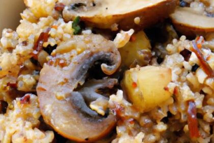 Savory Quinoa Pilaf with Mushrooms: A Nutritious Delight