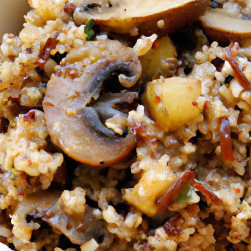 Savory Quinoa Pilaf with Mushrooms: A Nutritious Delight