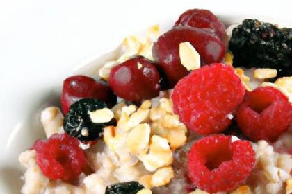 Berry Bliss: Nutritious Steel-Cut Oats for a Bright Start