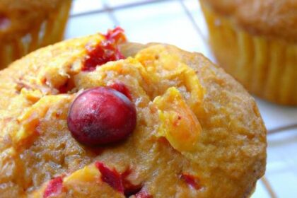 Zesty Orange Cranberry Vegan Muffins: A Fresh, Flavorful Treat