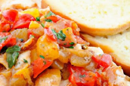 Sizzle & Serve: Easy Bruschetta Chicken Skillet Delight