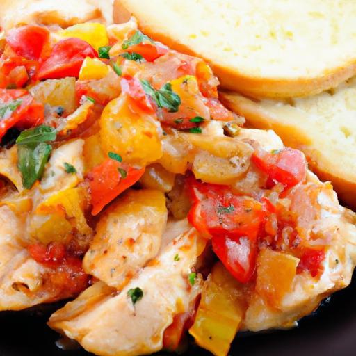 Sizzle & Serve: Easy Bruschetta Chicken Skillet Delight