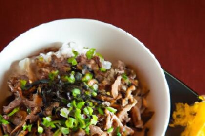 Gyudon Unveiled: Japan’s Savory Beef & Onion Rice Bowl Delight