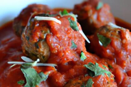 Timeless Classic Meatballs in Rich, Homemade Marinara