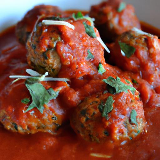 Timeless Classic Meatballs in Rich, Homemade Marinara