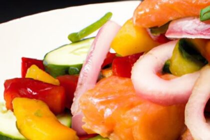 Fresh Flavors: Salmon with Zesty Mango Salsa Delight