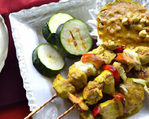 Savory Gluten-Free Chicken Satay with Creamy Peanut Sauce