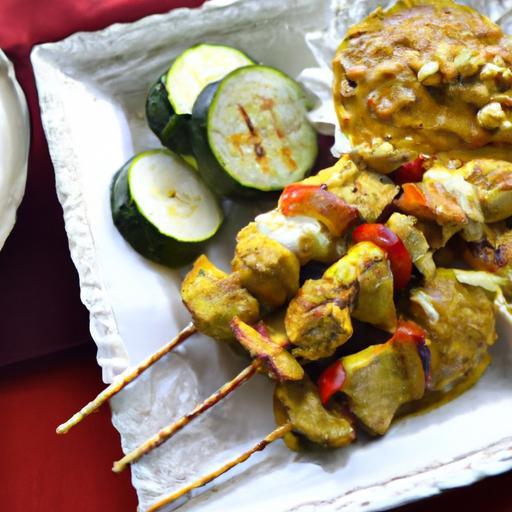 Savory Gluten-Free Chicken Satay with Creamy Peanut Sauce