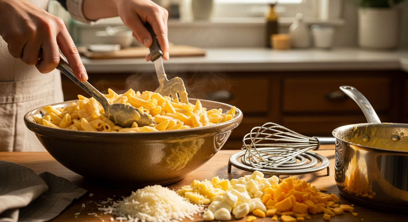 Ultimate Four Cheese Pasta Bake: A Melty Delight Recipe