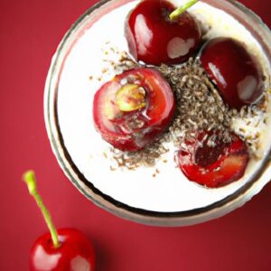 Cherry Garcia Chia Pudding