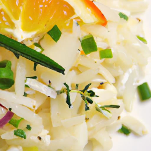 Brighten Your Table: Zesty Orzo Salad with Feta & Lemon