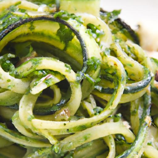 Zucchini Noodles with pesto: A Fresh Twist on Classic Pasta