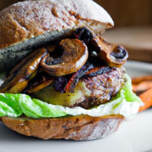 Mushroom Swiss Burgers