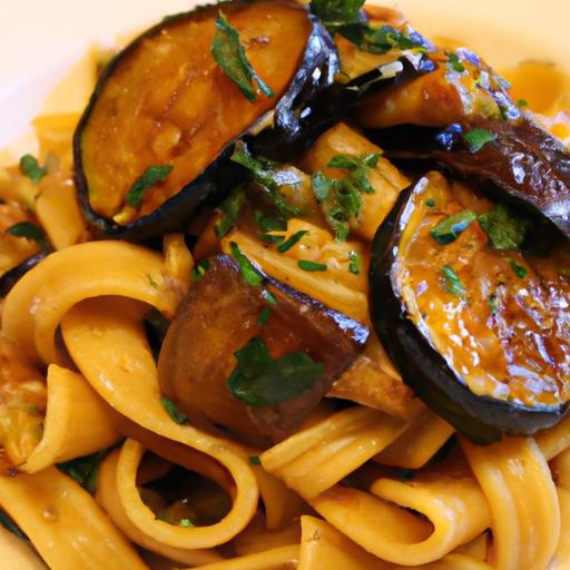 Savor Sicily: Authentic Pasta with Roasted Eggplant Bliss