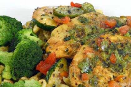 Savor the Flavor: Easy Pesto Chicken & Veggie Skillet Guide