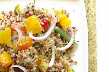 Nourish Your Day: Quinoa & Roasted Veggie Salad Delight