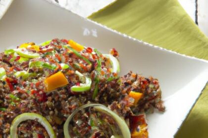 Colorful Quinoa & Roasted Veggie Salad: A Nutritious Delight
