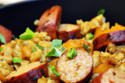 One-Pan Sausage and Rice Skillet: Flavorful Easy Meal