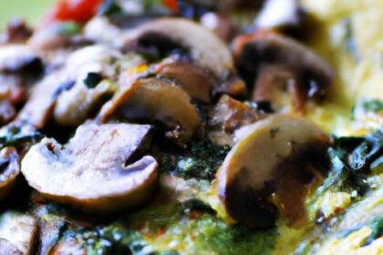 Wholesome Spinach & Mushroom Vegan Omelet Recipe Revealed