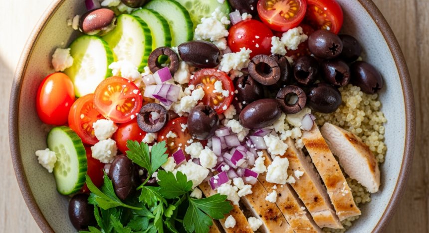 Mediterranean Quinoa Bowls with Chicken: the best Feast